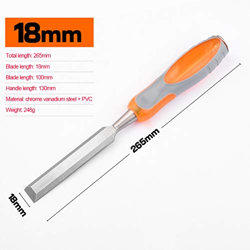 Cincel de madera para rebajar juntas y tallar con mango resistente a impactos 3