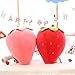 None branded Erdbeerkissen niedlich Plüschtier rotes Mädchen Mädchen Herz Obst Puppe 60cm rot + pink