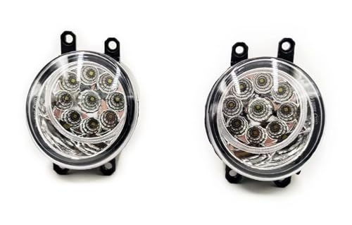 Phares antibrouillard pour Corolla 2008-2010 avec cadre de grille et 9LED