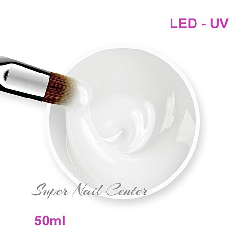 Gel Costruttore Milky LED/UV Masterline System Pro 50ml per ricostruzione unghie metodo trifasico - Made in Germany