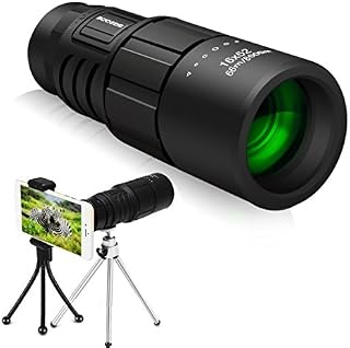 Monocular Telescope, SGODDE 16x52 High Power Telescope,Dual Focus Monocular Scopes- Waterproof, Low Light