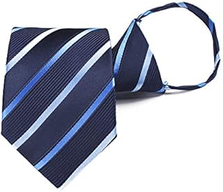 Zipper Ties For Men Zip Neckties Woven Microfiber Satin Silk Finish Neck Tie Matching Necktie