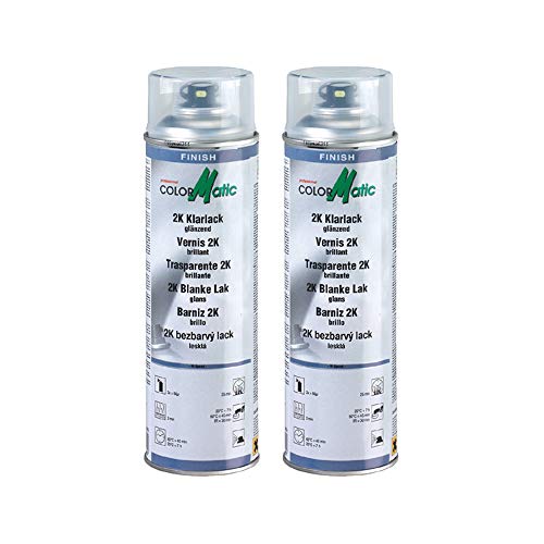 COLORMATIC 2X 2K Klarlack Hi-Speed Spot- & Teilelackierung Glänzend 200Ml
