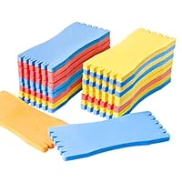 Maotrade 20 Stück Aufwickler Angeln Angelschnur Schaumplatte 6x14 cm Vorfachaufwickler Draht Angeln Wickelbrett Angelzubehör (Zufällige Farbe)