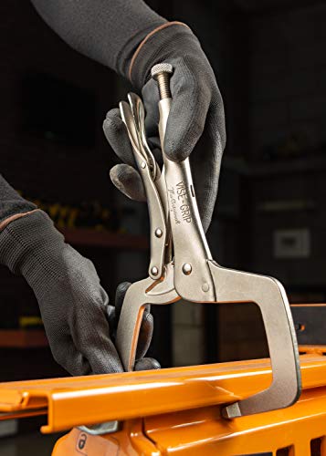 Image of Irwin T19EL4 IWT19EL4 Locking C-Clamp, Silver, 275 mm