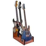 [Holds Up to 3 Guitars Securely] Designed to store and display up to three electric or bass guitars, keeping instruments organised, accessible, and safely separated. [Space-Saving Vertical Design] Compact floor-standing rack maximises storage while m...