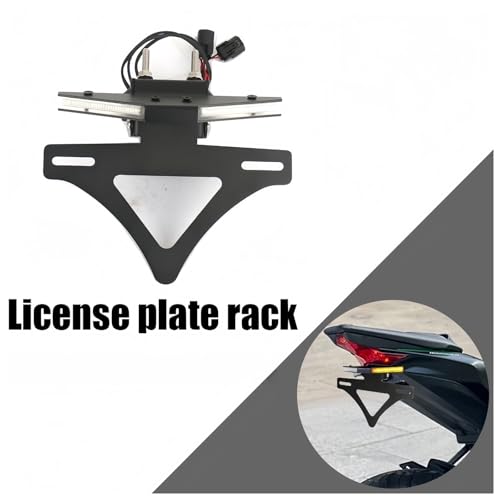 Support de plaque immatriculation arrière moto Z900 en alliage aéronautique