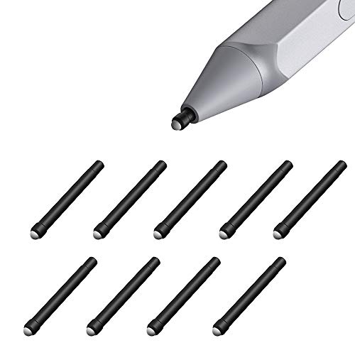 TiMOVO Pen Tips for Surface Pen, (9 Pack, Original HB Type) Original Surface Pen Tips Replacement Kit Fit Microsoft Surface Pro 2017 Pen (Model 1776) & Surface Pro 4 Pen, Black