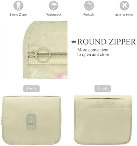 Travel Makeup Bag,Hanging Toiletry Bag Portable Makeup Skincare Organizers Waterproof Cosmetic Bag Pouch Gifts for Women Girl 4 Travel Makeup Bag,Hanging Toiletry Bag Portable Makeup Skincare Organizers Waterproof Cosmetic Bag Pouch Gifts for Women Girl