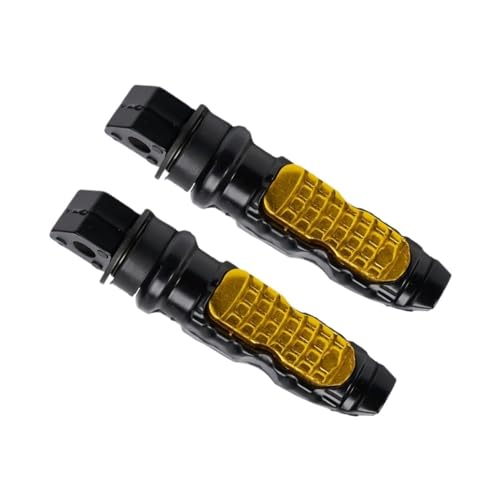 Chevilles repose-pieds de moto rouge pour de longs voyages en duo confort