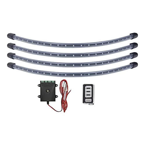 LEDGlow 4pc Red LED Golf Cart Underbody Underglow Accent Neon