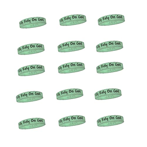 F.R.O.G. Glow in the Dark Bracelets – Fully Rely on God Wristbands (50 Pack) Small 7"