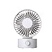Rayber Mini ventilatore USB con supporto, ventilatore con 2 pali, portatile, adatto per viaggi, casa, ufficio, scuola
