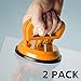 IMT 2 Pack Vakuum Saugnapf Glasheber 5"Auto-Delle-Zug, Vakuumheber für Glas/Fliesen/Spiegel/Granit Heben, Delle entfernenden Griffe Saugplatte, Doppelgriffverriegelung
