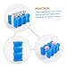 UPKOCH 4pcs Wave Ice Pack for Breast Milk Storage Durable Cooler for Nursing Moms Leak- Lightweight Safe Material Go Breastfeeding