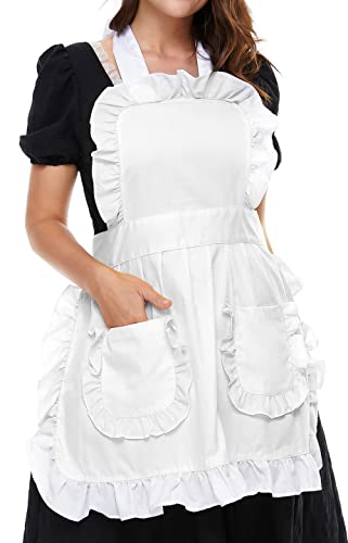 Tablier costume de bonne rétro pour femme idéale en cuisine et entretien