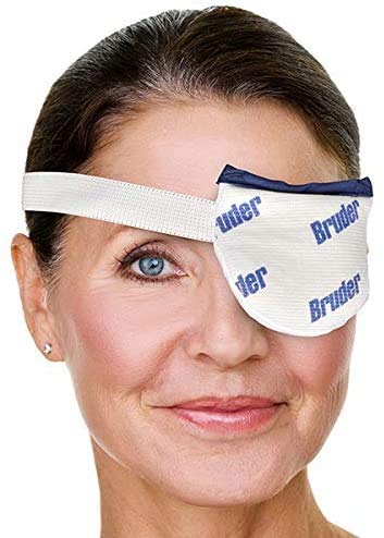 Bruder Moist Heat Eye Compress | Single Eye (Pack of 2) | Microwave Activated | Fast Acting and Effective Relief for Styes