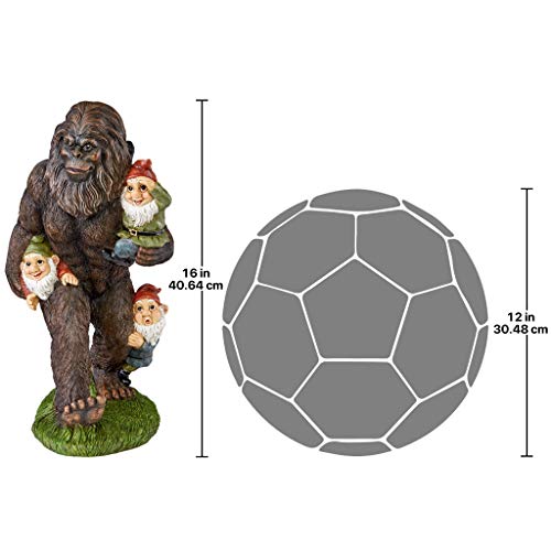 Design Toscano Schlepping The Garden Gnomes Bigfoot Statue #TOP5