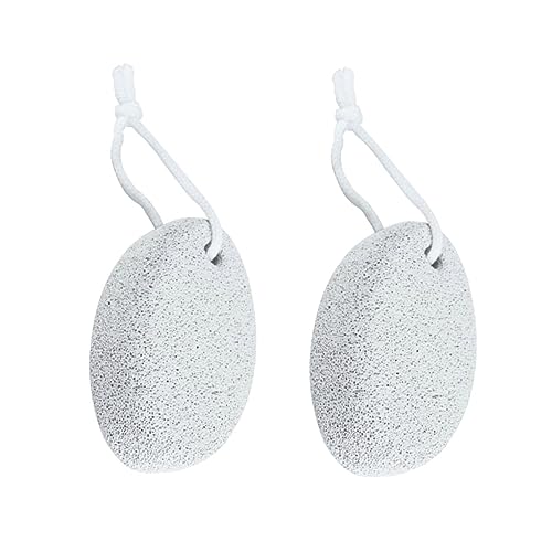 HONMEET Double-Sided Natural Pumice Stone Remover Exfoliation for Feet Heels Foot Scrubber