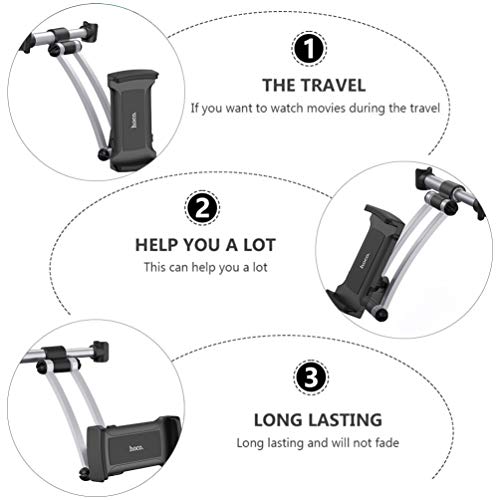 CLISPEED Suporte de Cabeça para Carro Suporte para Tablet de Telefone Suporte Super Forte No Banco T