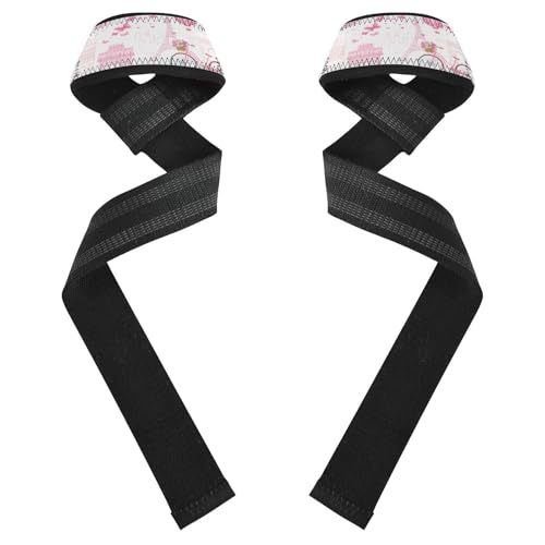 STAYTOP Paris Eiffel Tower Wrist Straps for Weightlifting,Lifting Straps with Neoprene Cushioned Wrist Padded and Anti-Skid Silicone for Strength Training,Bodybuilding,Deadlifting