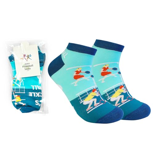 Image of KOFULL Pickleball Socks,Gifts for Pickleball Lovers, Pickleball Accessories Women Men, Ankle Socks for Women Tennis Golf