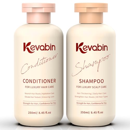 Shampoo and Conditioner Set for Thinning Hair Care &amp; Thickening - Rosemary Shampoo and Conditioner for Women &amp; Men with Biotin, Ganoderma Lucidum, Free of Parabens &amp; Phthalates, Gently Cleanse