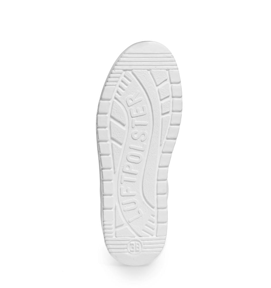 ABEBA Berufsschuh trabajo Industrial bota 2600 blanco, cuero, bacterias resistente, antiestático, CE EN ISO 20347:2012 O1 SRA, blanco, 9