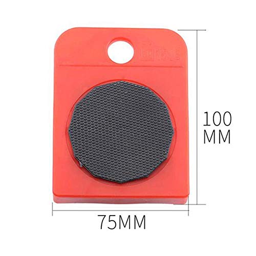 Furniture Shifting Tool Heavy Appliance Lifter and Mover Tool Heavy Set Roller Moving System with 4 Wheel Sliders Kit (Bar Up to 150 Kg) (Multi Color, Heavy Iron)