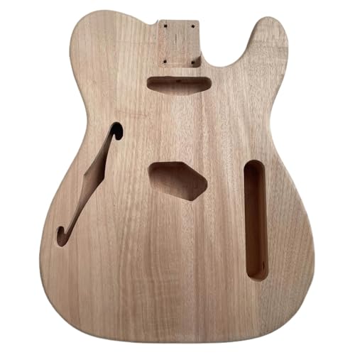 半完成ギター本体 TLエレキギター用ブランクマホガニーボディHH HS SSピックアップホールポジション(SS)
