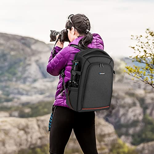 ACAGALA Mochila Fotográfica à Prova d'água Bolsa para Câmera de Grande Capacidade com Compartimento