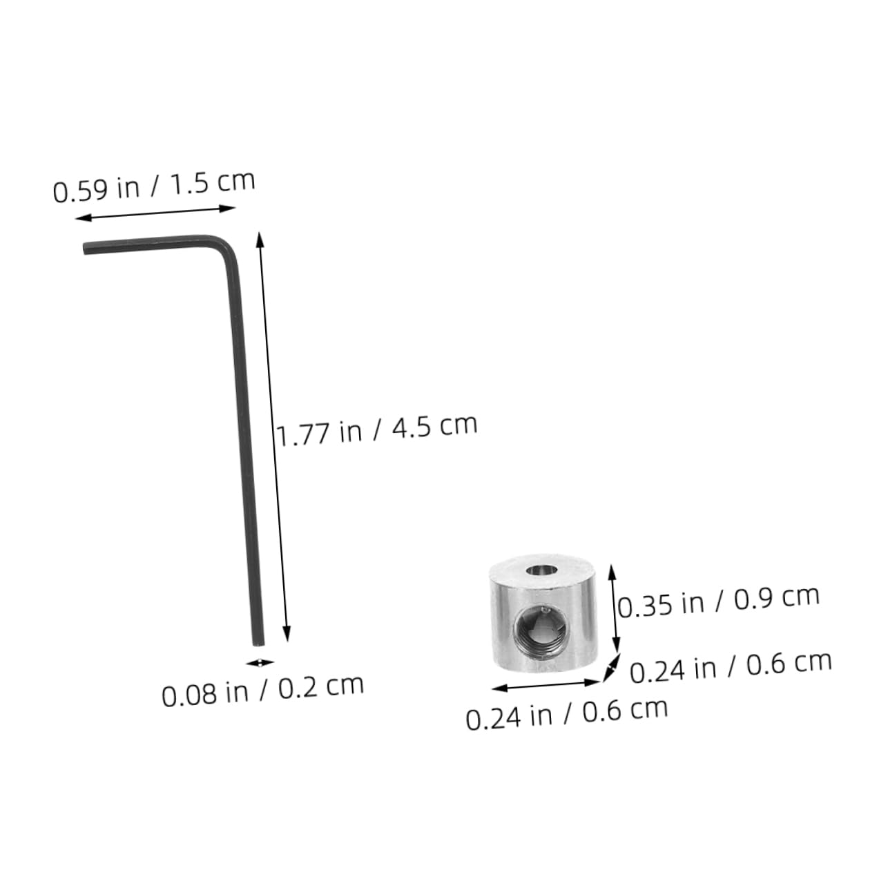 OSALADI 1Set Metal Locking Pin Brooch Back with Wrench Clutch Pin Backs for DIY Craft Jewelry Making and Souvenirs Durable and Secure Fastening