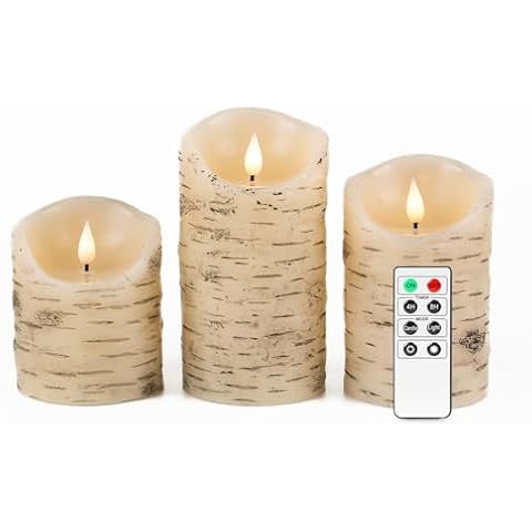 Bougies LED Fanna en bois Cover