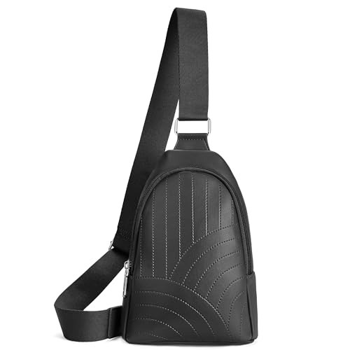 BOSTANTEN Quilted Vegan Leather Sling Bag
