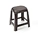 VECA VENETA spa Sgabello in plastica Multiuso Loop Marrone 36 x 41,5 x 46 cm