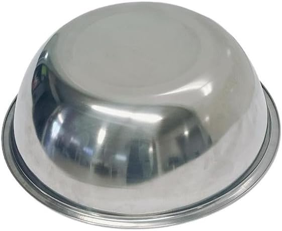 15" Meal Prep Stainless Steel Mixing Bowl,Refrigerator, Food Storage 14.5 QT