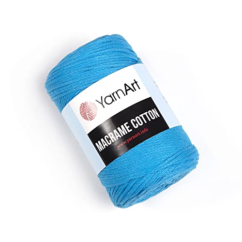 YarnArt Macrame Cotton Harmonious Colors, Unique Macrame Crafts 8.80 Oz, 246.06 Yds 80% Cotton Macrame Rope Macrame, Macrame Yarn Weight Medium (780)