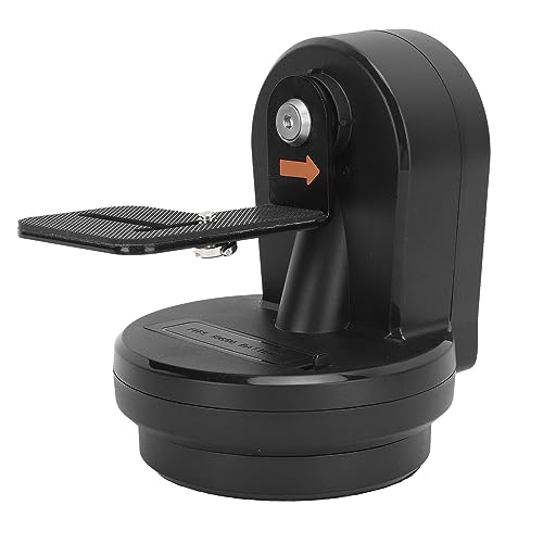 Electric Tripod Heads, 1/4in Screw 360 Degrees Rotation 2.2lb Load Bearing Panoramic Tripod Head for Photography