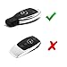 iJDMTOY Sports Red Aluminum Key Hole/Keyless Engine Push Start Button Surrounding Decoration Trim Compatible with Mercedes C E S R ML GL CLA CLS GLA GLC GLE Class