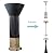 ProHome Direct Patio Heater Cover for Home Outdoor Stand Up Round Dome Heater, Weather Resistant Material, 33" D x 84" H