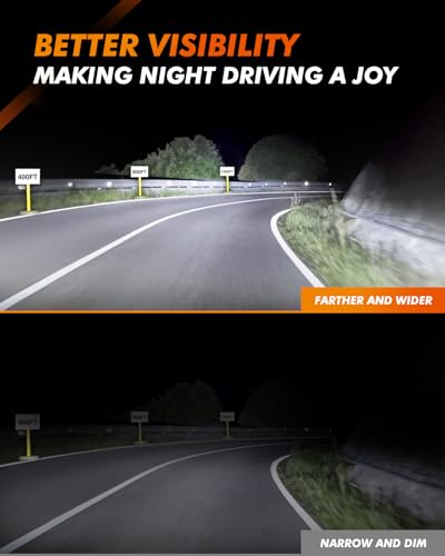 Image of SEALIGHT H7 Bulb, 80000LM 6500K Output Canbus Ready, For Powersports IP68 80000Hrs Lifespan, 1:1 Size Real Halogen, 3Mins Installation, 2 Pack