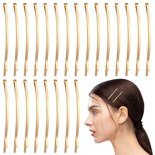 Épingles à cheveux dorées avec fixation durable et design lisse - Lot de 100