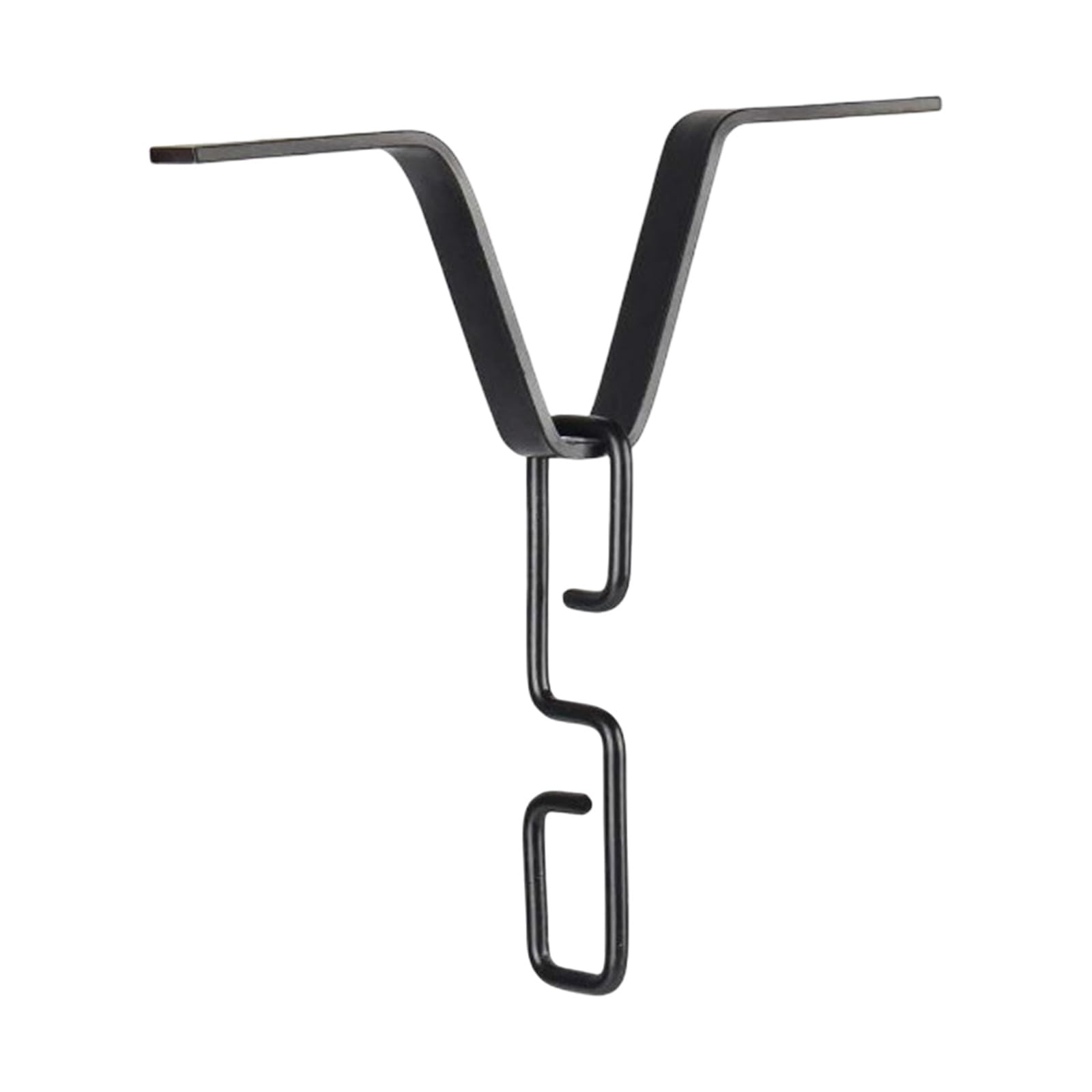 1 PCS Rain Chain Gutter Adapter & V-Shaped Hook Kit for Rectangular Downpipes - Professional Drainage Clip for Rain Chain Systems