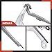 A-Premium Front Driver and Passenger Hood Hinges Compatible with Ford Mustang 2015 2016 2017, Front Left and Right Side, 2-PC Set, Replace# FR3Z16796C, FR3Z16797C