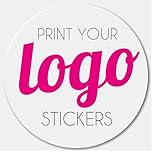 Round Customised Stickers | Any Material, Size, Quantity | Upload Your Image or Text | Matt, Gloss, Kraft, Polyester | Add Your Logo or Personalise for Party Bags (47mm)