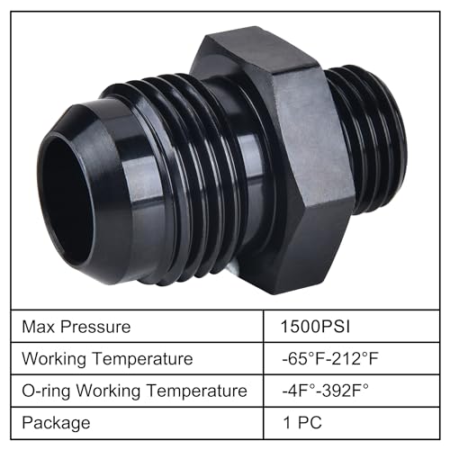 Image of EVIL ENERGY 8AN Flare to AN6 ORB Male O-Ring Fitting Adapter