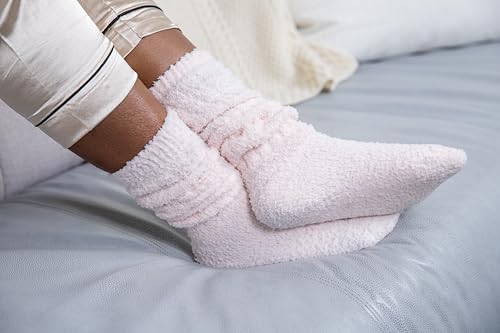 Soft Warm Fuzzy Slouchy Fluffy Comfortable Durable Cozy Cabin Lounge Socks for Women4