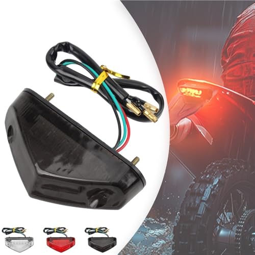 Freno luces trasero moto con señal de giro integrada para scoot 4