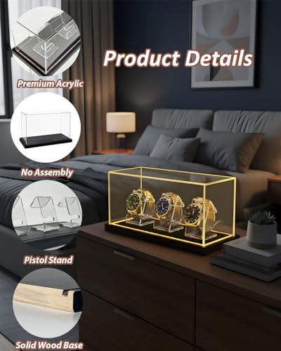 Vitrine LED professionnelle pour montres et coffret d'exposition