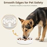 PETTOM Antischlingnapf Hunde Keramik, Anti Schling Napf Hund Ø 21cm, Schlingnapf Hunde Groß Nassfutter, Slow Feeder Hundenapf für Große und Kleine Hund